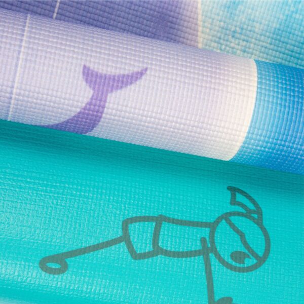 reversible kids yoga mat