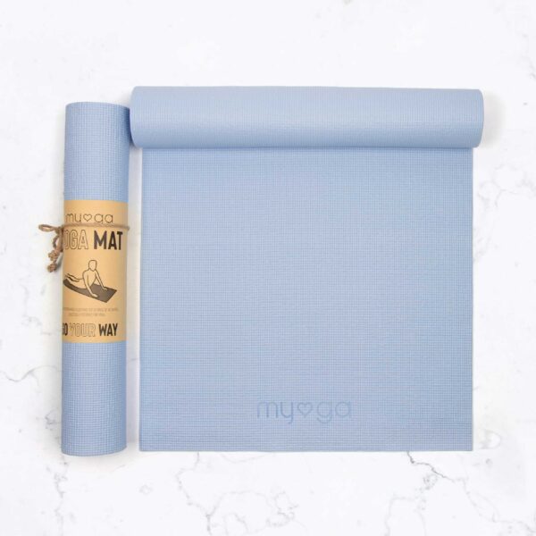 sky blue yoga mat Wildwood Cornwall