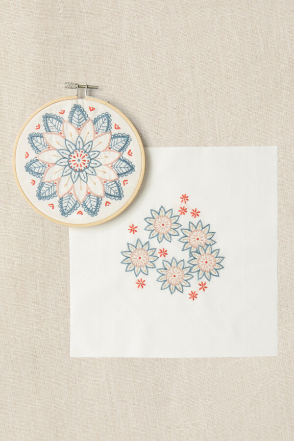 DIY embroidery kit mandala set Wildwood Cornwall