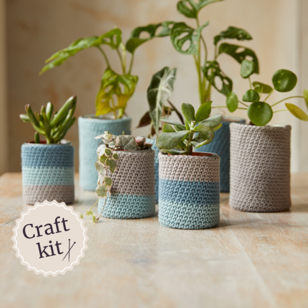 crochet plant pot kit Wildwood Cornwall