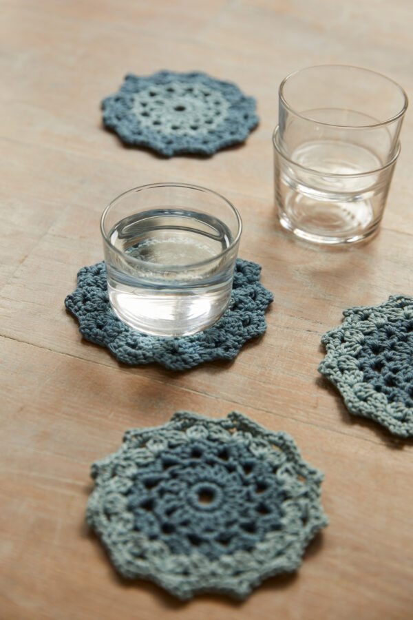 make your own mandala crochet coasters Wildwood Cornwall