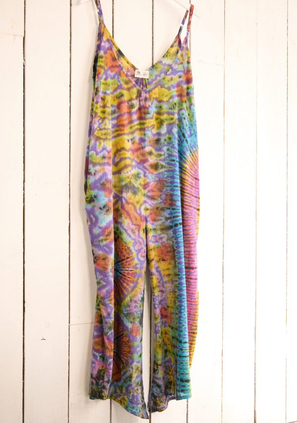 Fair trade tie dye jumsuit wildwood Cornwall