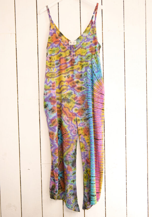 Fair trade ethical tie dye jumpsuit Wildwood Cornwall