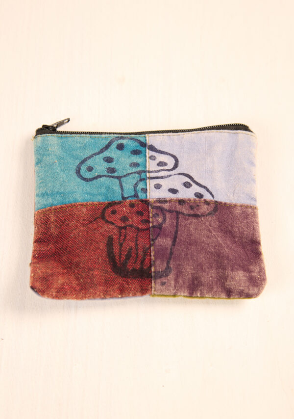 mushroom patchwork purse wildwood cornwall