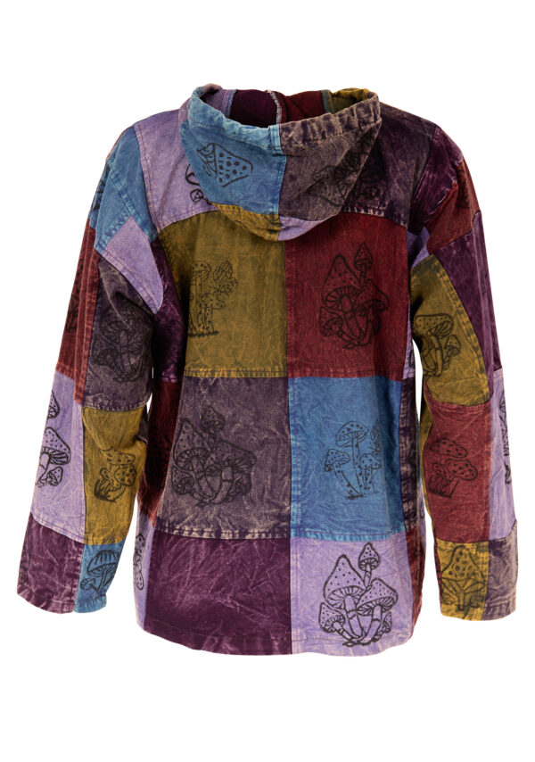 patchwork mushroom hoodie top Wildwood Cornwall