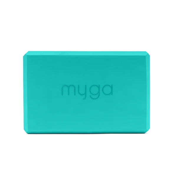 Foam yoga block Myga turquoise Wildwood