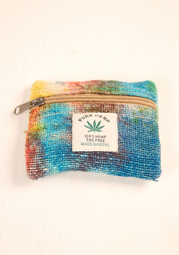 Tie dye hemp purse wildwood cornwall