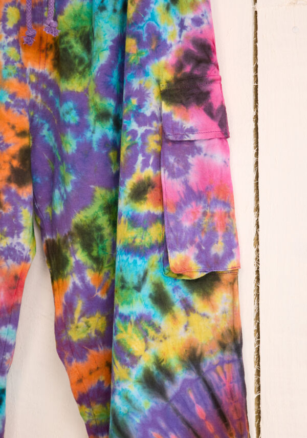 Tie dye unisex trousers Wildwood Cornwall