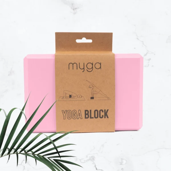 pink myga foam yoga block Wildwood Cornwall