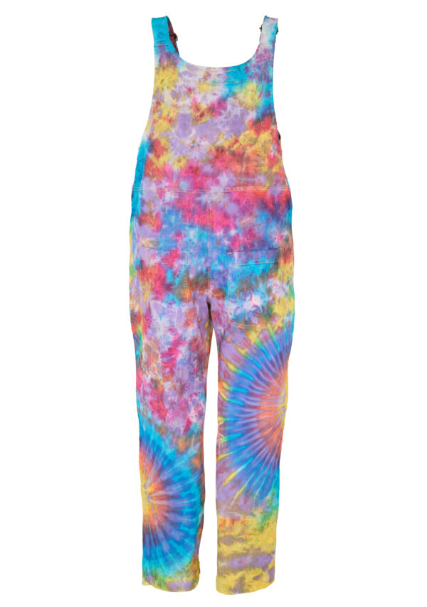 tie die cotton dungarees Wildwood Cornwall