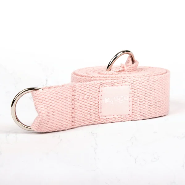 pink yoga strap wildwood cornwall by myga