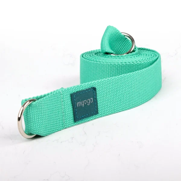 turquoise yoga strap Wildwood cornwall