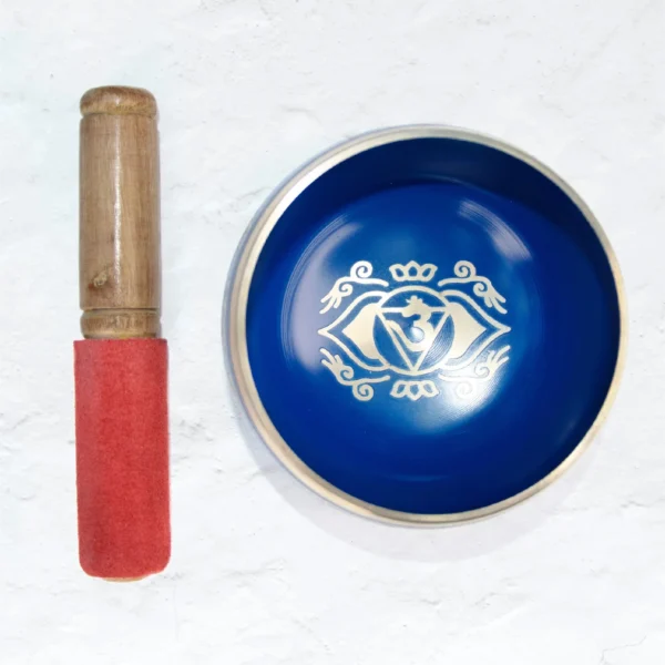 Blue chakra singing bowl Wildwood cornwall