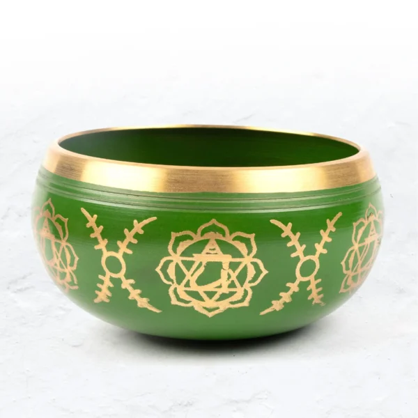 Heart chakra green singing bowl wildwood cornwall