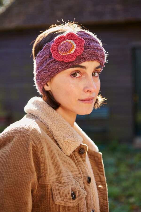 Pachamama Sorrento plum headband