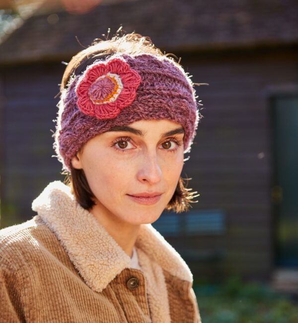 Pachamama sorrento plum headband wildwood cornwall