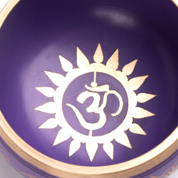 purple crown chakra sound bowl wildwood cornwall