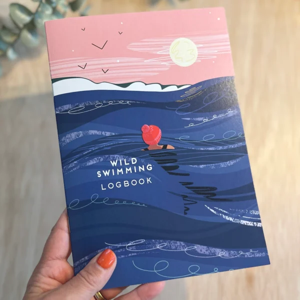 Wild Swimming logbook notebook journal Wildwood Cornwall