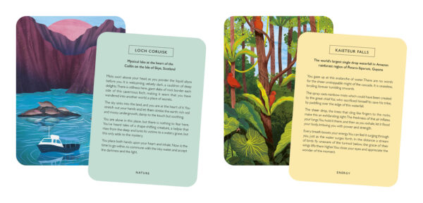 Mindful escapes meditation cards energy nature wildwood cornwall