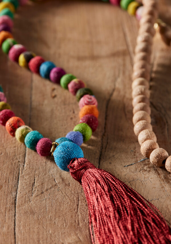 Rainbow mala beads wildwood cornwall